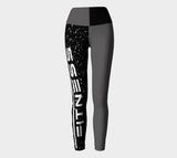 Yoga Pants Silver & Black Too Yoked fitness