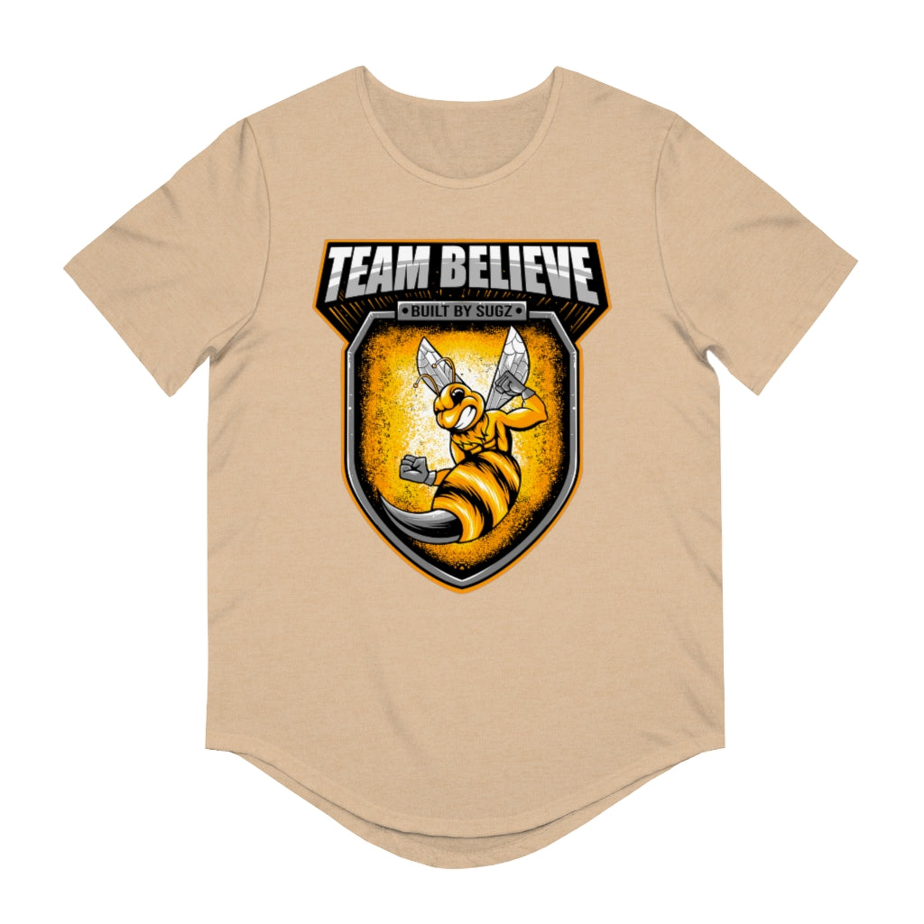 Curved Tee Team Believe