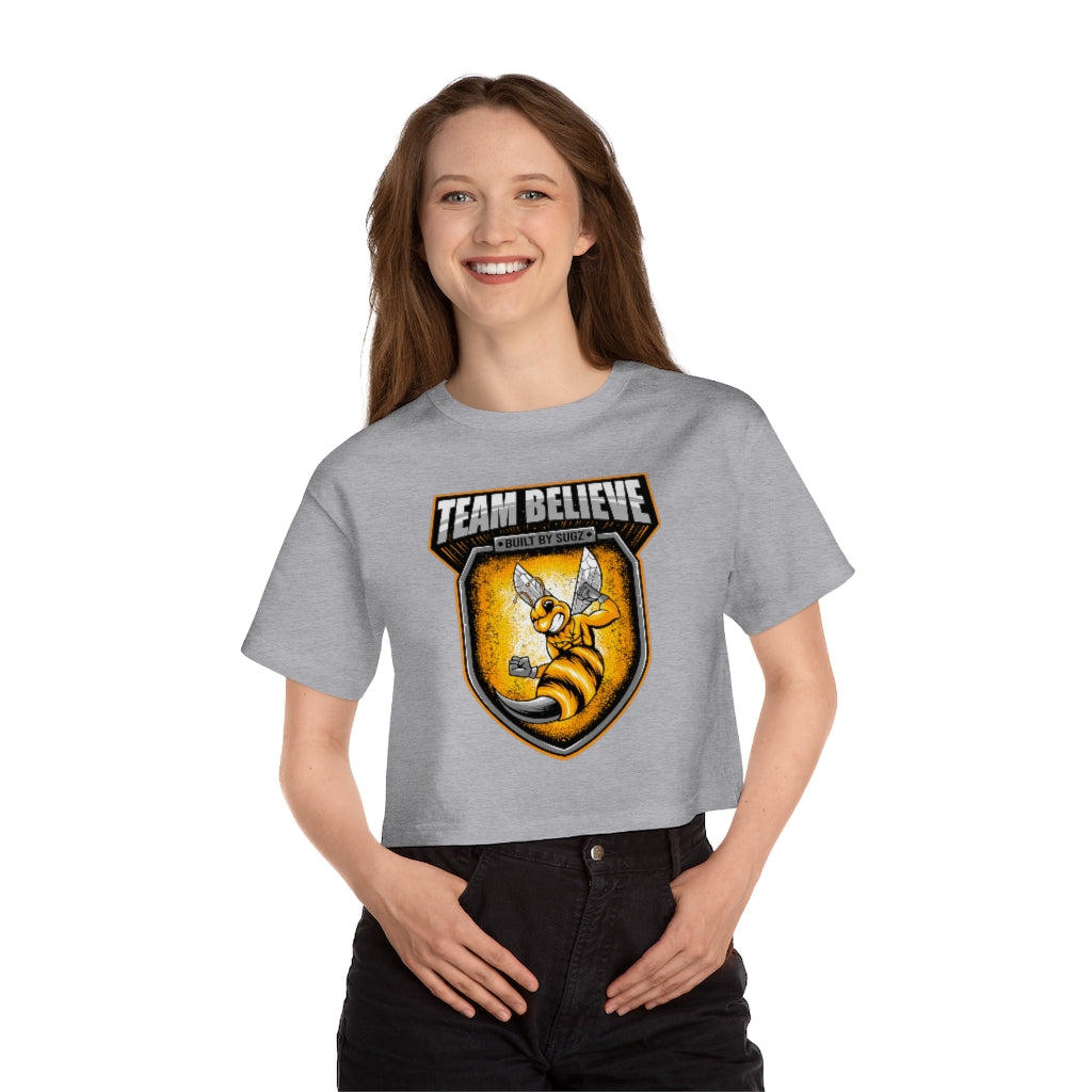 Team Believe Champion Women's Cropped T-Shirt