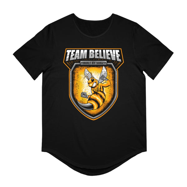 Curved Tee Team Believe