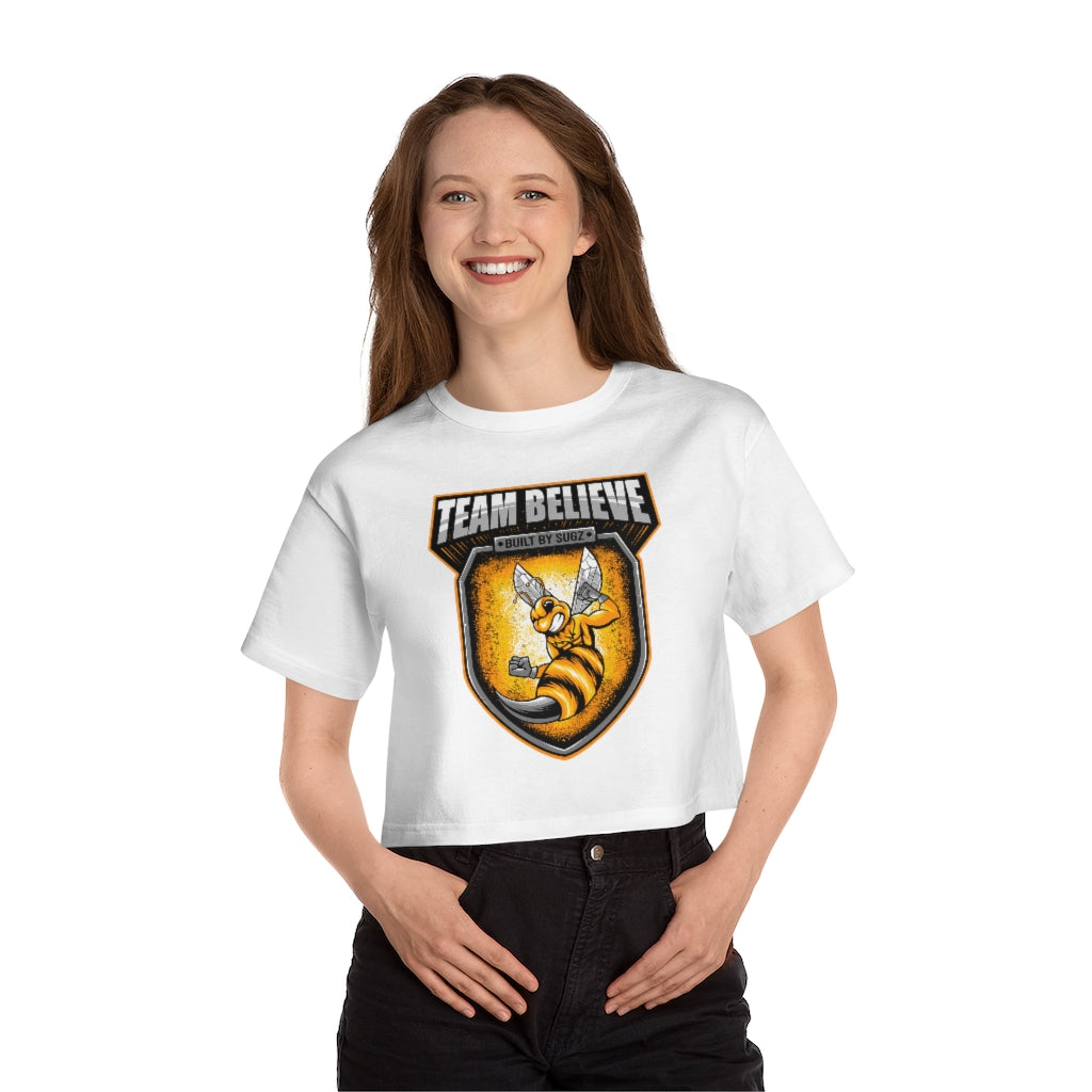 Team Believe Champion Women's Cropped T-Shirt