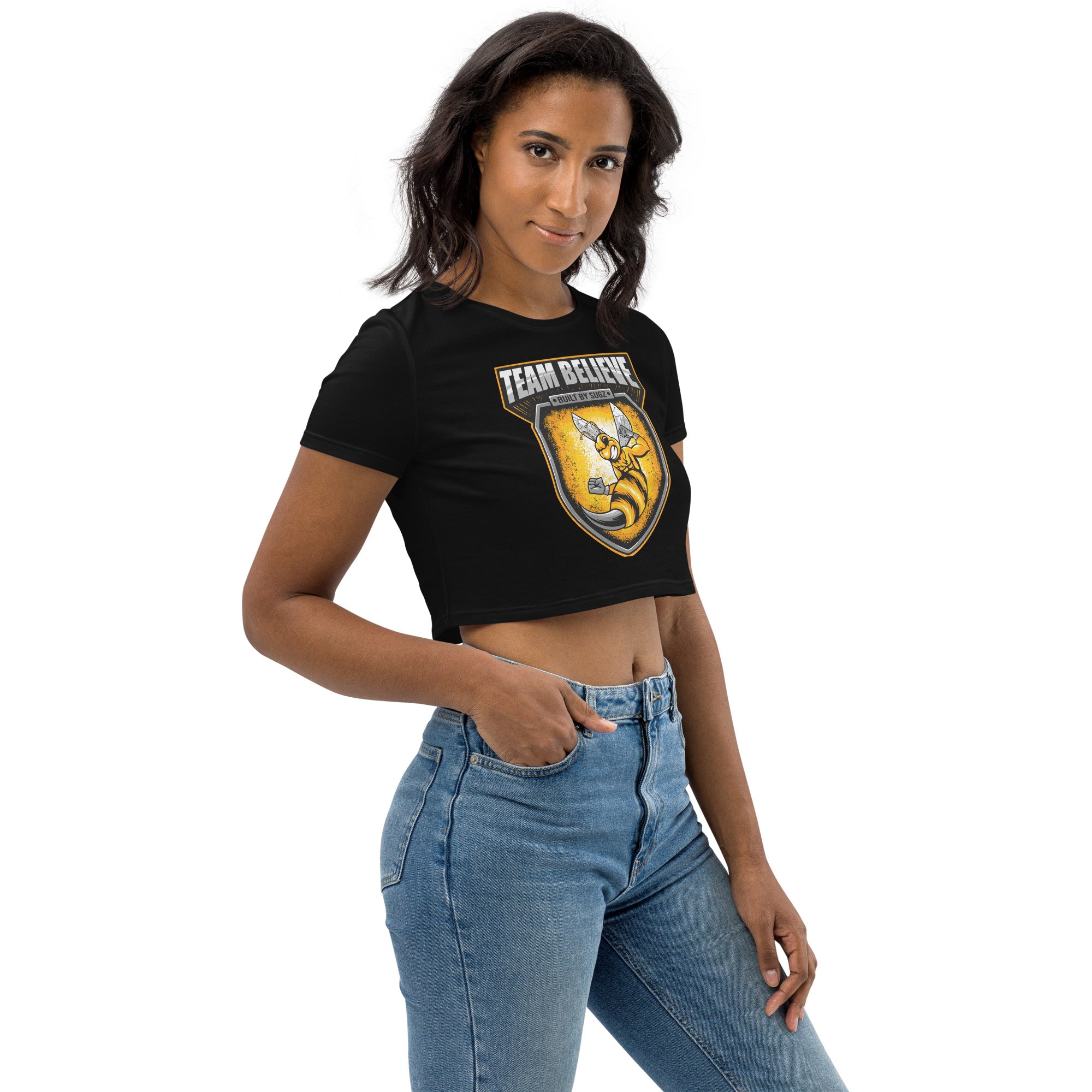Team Believe Crop Top (more show)