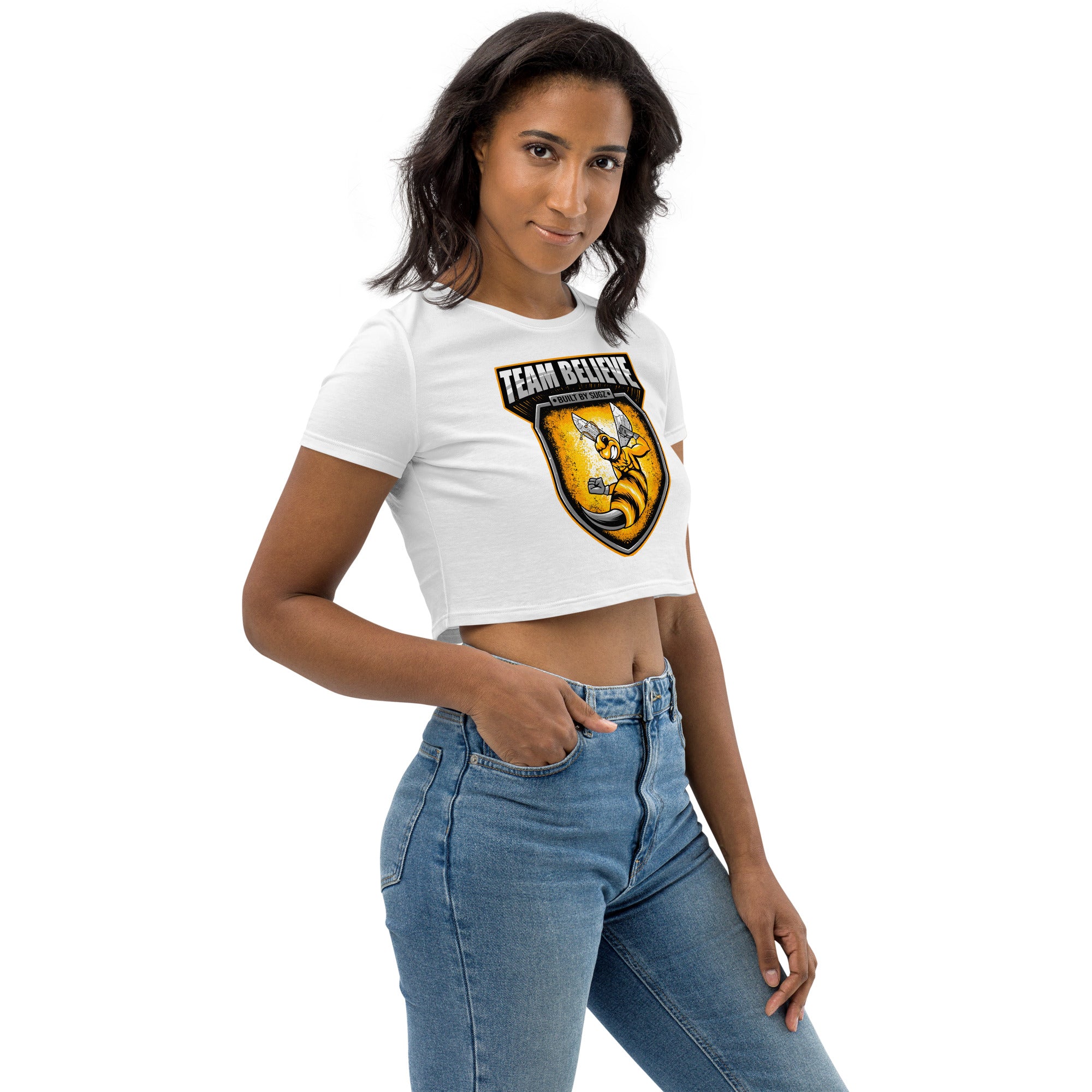 Team Believe Crop Top (more show)